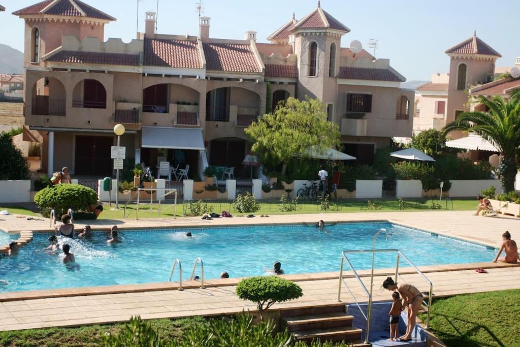 Precioso Duplex Con Piscina, En 1ª Linea De Playa Βίλα El Puerto de Mazarrón Εξωτερικό φωτογραφία