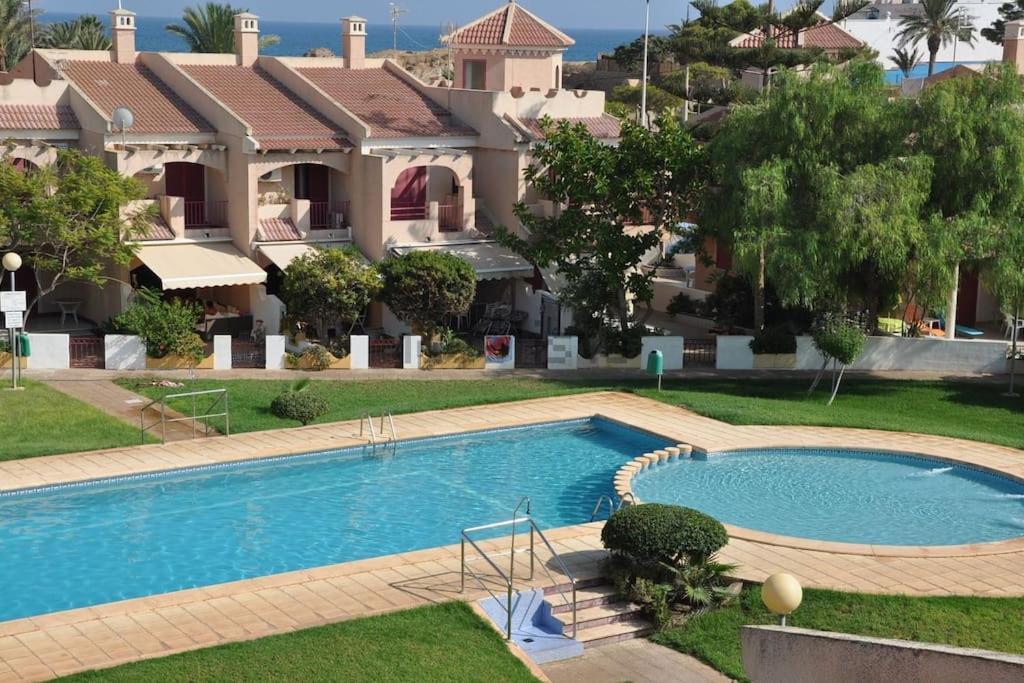 Precioso Duplex Con Piscina, En 1ª Linea De Playa Βίλα El Puerto de Mazarrón Εξωτερικό φωτογραφία