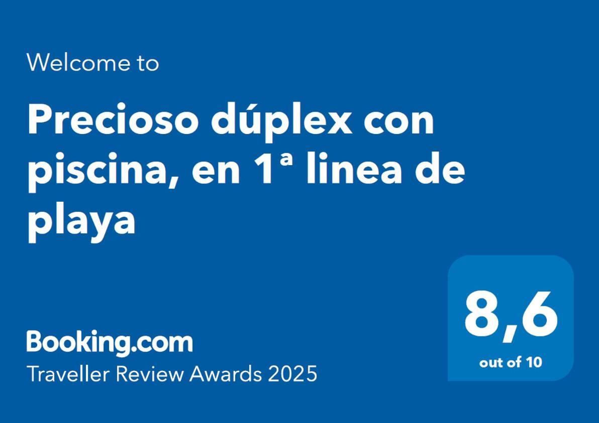 Precioso Duplex Con Piscina, En 1ª Linea De Playa Βίλα El Puerto de Mazarrón Εξωτερικό φωτογραφία